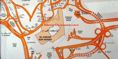 Mapa de misfalah Makkah mapa